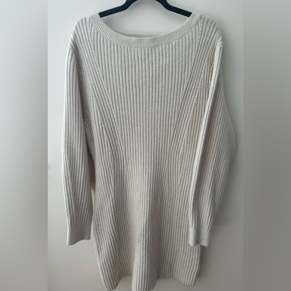 H&M ribbed long sleeve dress size large